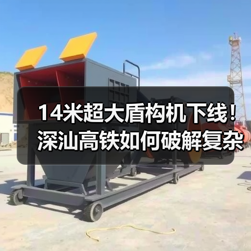 14米超大盾构机下线！深汕高铁如何破解复杂地层难题？（图2）