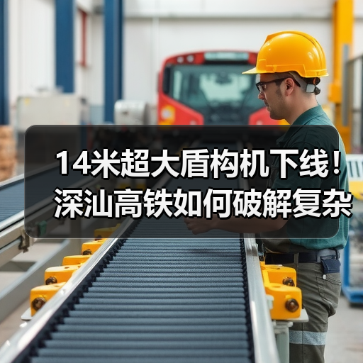 14米超大盾构机下线！深汕高铁如何破解复杂地层难题？（图4）