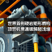 世界首例硬岩矩形盾构顶管机贯通破解超浅埋隧道难题（图4）