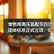 宠物用高压氧舱等四项团体标准正式立项,如何影响行业?(图4) 宠物用高压氧舱等四项团体标准正式立项,如何影响行业?(图4)