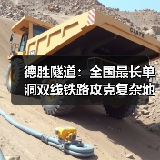 德胜隧道:全国最长单洞双线铁路攻克复杂地质难题(图4) 德胜隧道:全国最长单洞双线铁路攻克复杂地质难题(图4)