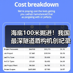 海底100米掘进!我国最深隧道盾构机创纪录(图3) 海底100米掘进!我国最深隧道盾构机创纪录(图3)