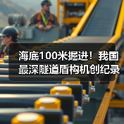 海底100米掘进!我国最深隧道盾构机创纪录(图4) 海底100米掘进!我国最深隧道盾构机创纪录(图4)
