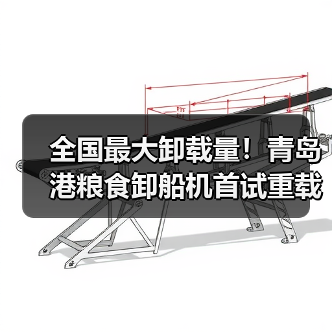 全国最大卸载量!青岛港粮食卸船机首试重载开启智能新纪元(图2) 全国最大卸载量!青岛港粮食卸船机首试重载开启智能新纪元(图2)