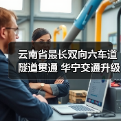 云南省最长双向六车道隧道贯通 华宁交通升级提速(图3) 云南省最长双向六车道隧道贯通 华宁交通升级提速(图3)