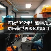 海拔5092米!起重机成功吊装世界级风电项目首台风机(图3) 海拔5092米!起重机成功吊装世界级风电项目首台风机(图3)
