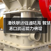 港铁联运链通陆海 智慧港口疏运能力倍增(图4) 港铁联运链通陆海 智慧港口疏运能力倍增(图4)