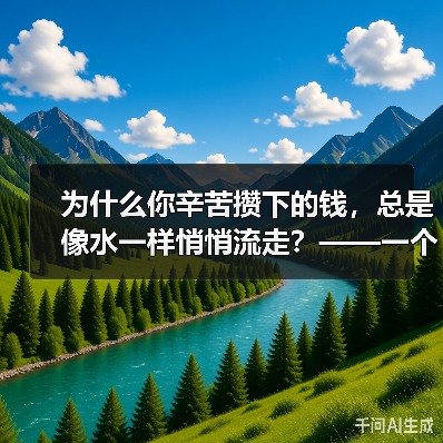 为什么你辛苦攒下的钱,总是像水一样悄悄流走?——一个普通人的投资理财避坑指南(图4) 为什么你辛苦攒下的钱,总是像水一样悄悄流走?——一个普通人的投资理财避坑指南(图4)