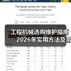 工程机械选购维护指南:2026年实用方法及常见问题解析(图2) 工程机械选购维护指南:2026年实用方法及常见问题解析(图2)