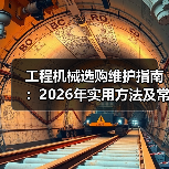工程机械选购维护指南:2026年实用方法及常见问题解析(图4) 工程机械选购维护指南:2026年实用方法及常见问题解析(图4)