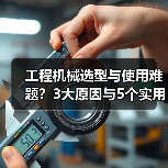 工程机械选型与使用难题?3大原因与5个实用解决方法(图2) 工程机械选型与使用难题?3大原因与5个实用解决方法(图2)