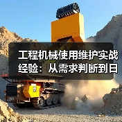 工程机械使用维护实战经验:从需求判断到日常保养(图2) 工程机械使用维护实战经验:从需求判断到日常保养(图2)