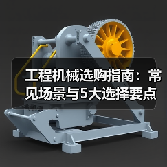 工程机械选购指南:常见场景与5大选择要点(图1) 工程机械选购指南:常见场景与5大选择要点(图1)