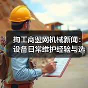 掏工商盟网机械新闻:设备日常维护经验与选型指南(图4) 掏工商盟网机械新闻:设备日常维护经验与选型指南(图4)