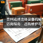 贵州成峰流体设备机械咨询指南:选购维护与故障解析2025(图4) 贵州成峰流体设备机械咨询指南:选购维护与故障解析2025(图4)