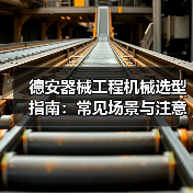 德安器械工程机械选型指南:常见场景与注意事项(图4) 德安器械工程机械选型指南:常见场景与注意事项(图4)