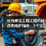 双当建设工程工程机械选购维护指南:5个实用方法解析(图3) 双当建设工程工程机械选购维护指南:5个实用方法解析(图3)