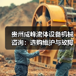 贵州成峰流体设备机械咨询：选购维护与故障解析实用指南