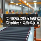 贵州成峰流体设备机械咨询指南:选购维护常见问题全解析(图2) 贵州成峰流体设备机械咨询指南:选购维护常见问题全解析(图2)