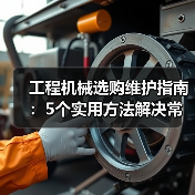 工程机械选购维护指南:5个实用方法解决常见问题(图1) 工程机械选购维护指南:5个实用方法解决常见问题(图1)