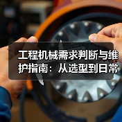 工程机械需求判断与维护指南：从选型到日常保养